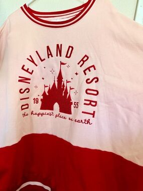 Disneyland Resort pink/red crewneck